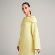 YELLOW LINEN DRESS