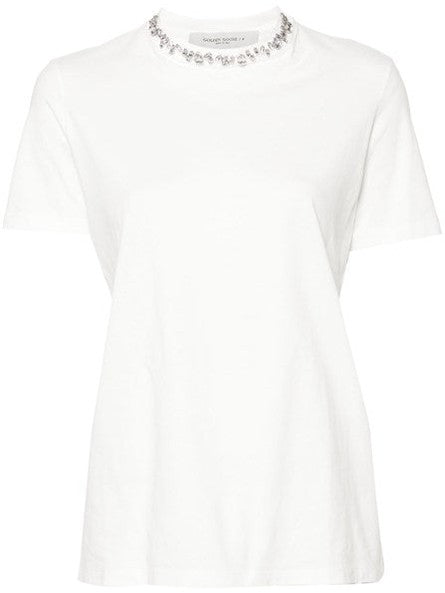 Embroidered cotton t-shirt