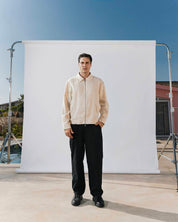 Khaki linen jacket