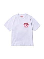 Aeca love half sleeve-white