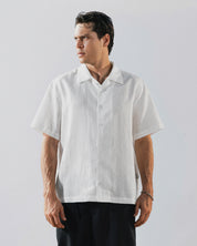 Short sleeve white shirt solmare