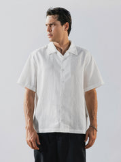 Short sleeve white shirt solmare