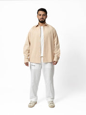 Beige layered shirt