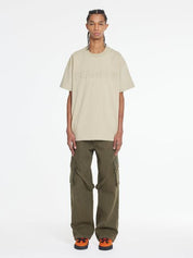 Embossed t-shirt sand