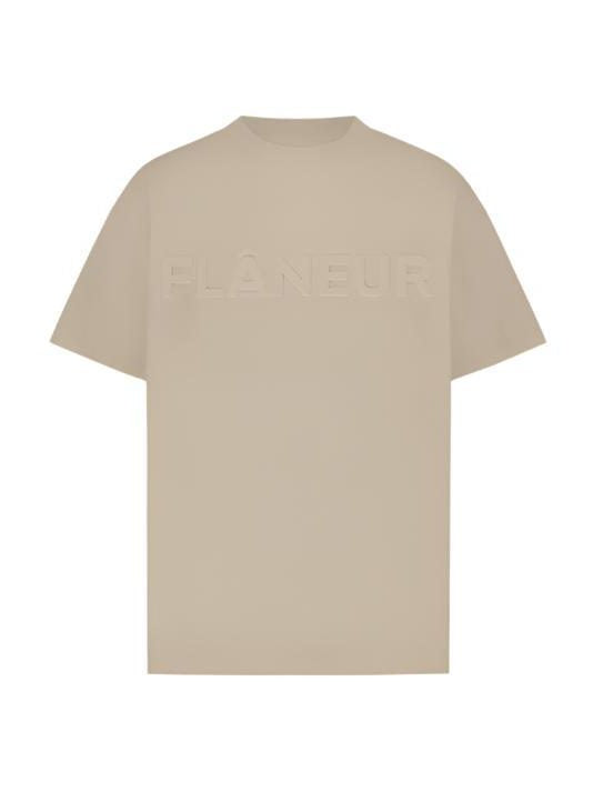 Embossed t-shirt sand