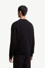 EMBROIDERED LOGO WOOL SWEATER