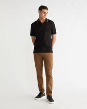 calvin klein Men's Logo Casual Black Polo Collar T-Shirt
