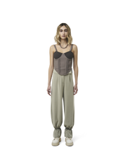 Balloon pants - light green