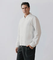 White linen jacket