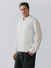 White linen jacket