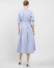 JAZZ PINTUCK MIDI DRESS