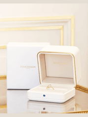 Facette yellow gold wedding band