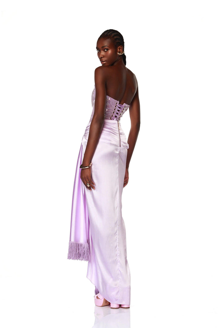 GINA LILAC GOWN