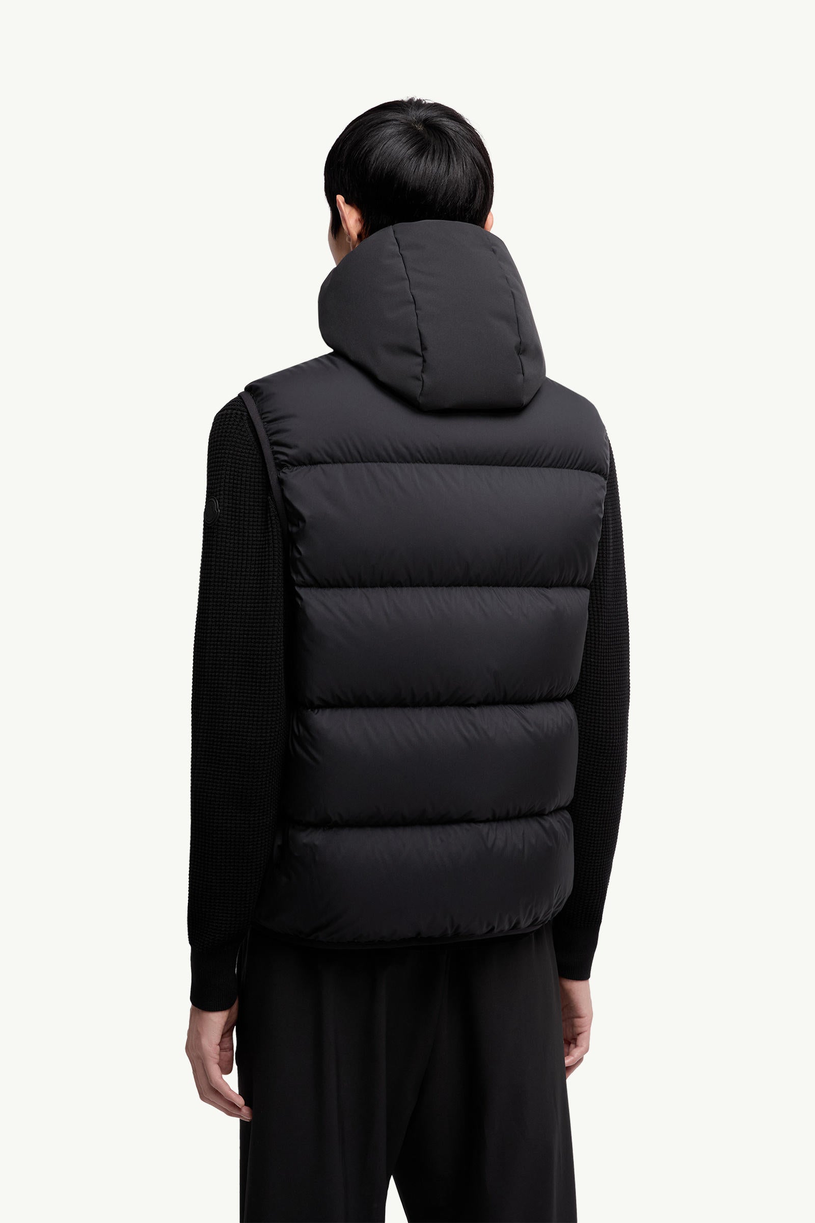GUERSAC DIAGONAL-QUILTED HOODED DOWN VEST