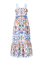 JOANNA EMBROIDERED MAXI DRESS