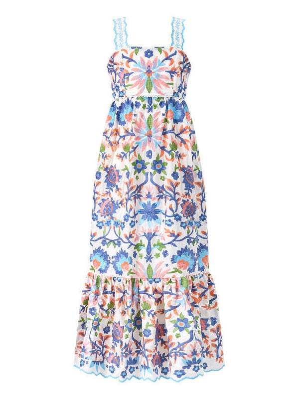 Joanna embroidered maxi dress