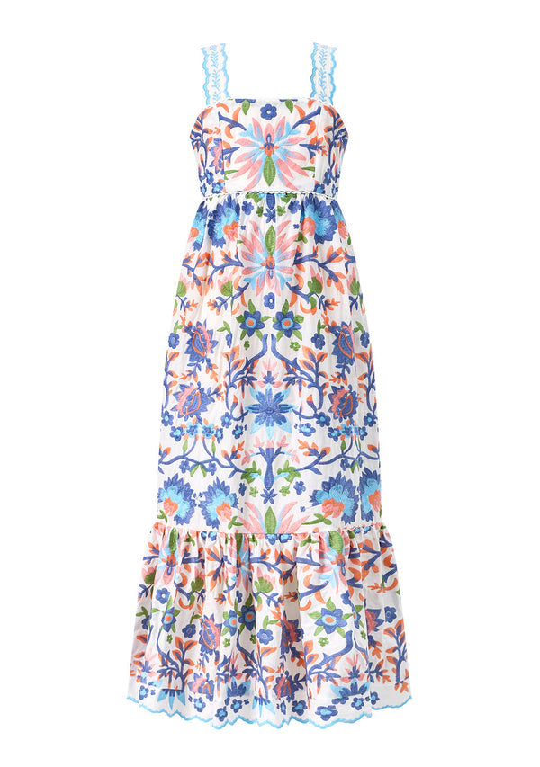 JOANNA EMBROIDERED MAXI DRESS