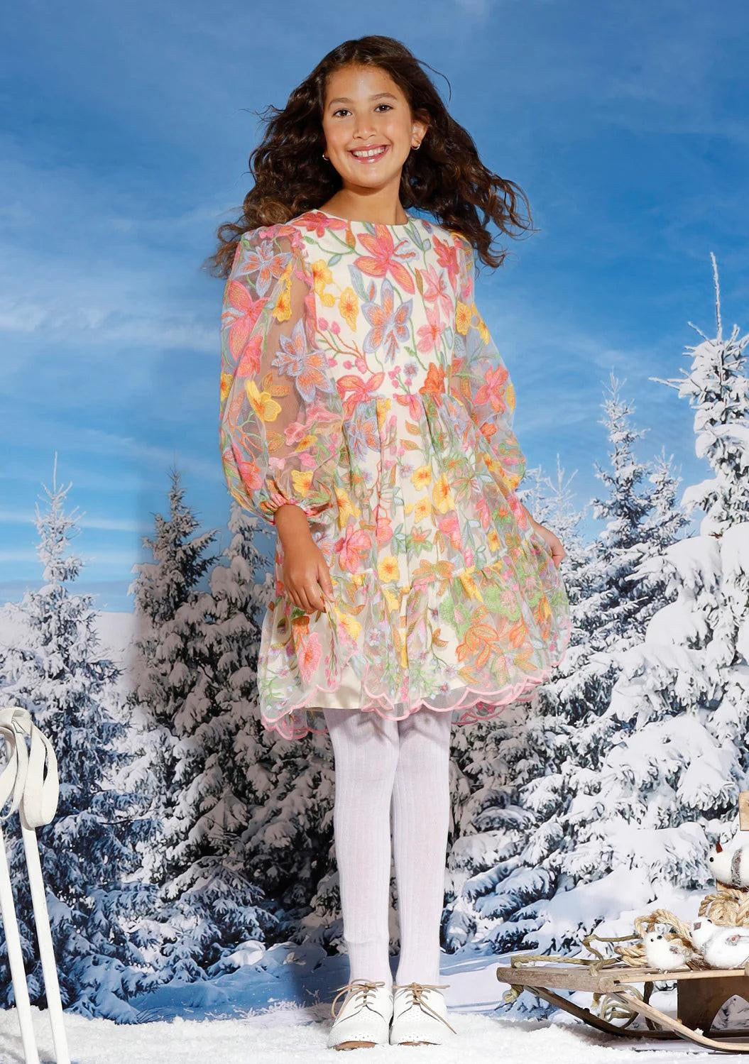 فستان ليا المطرز 