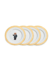 Thompson polo bear dessert plate set