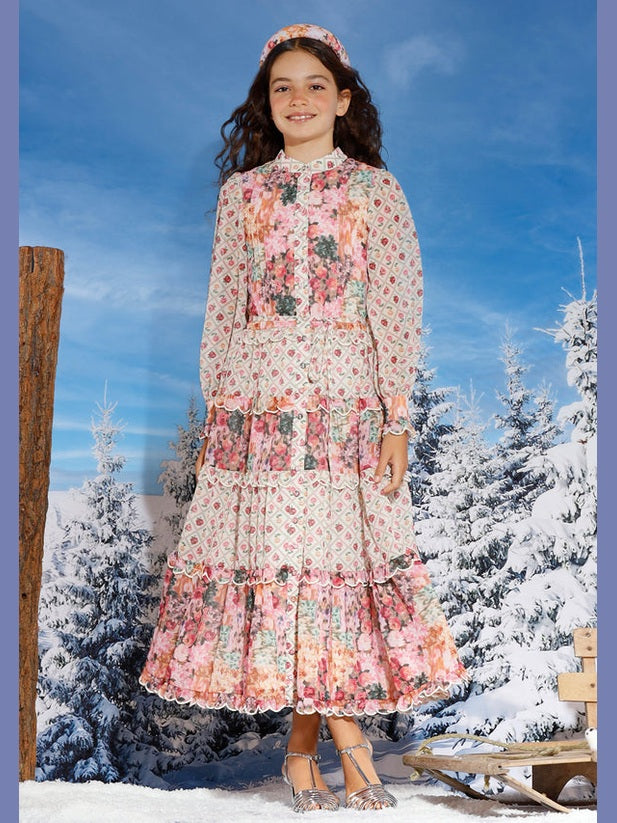 Lilah floral maxi dress