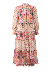 LILAH FLORAL MAXI DRESS