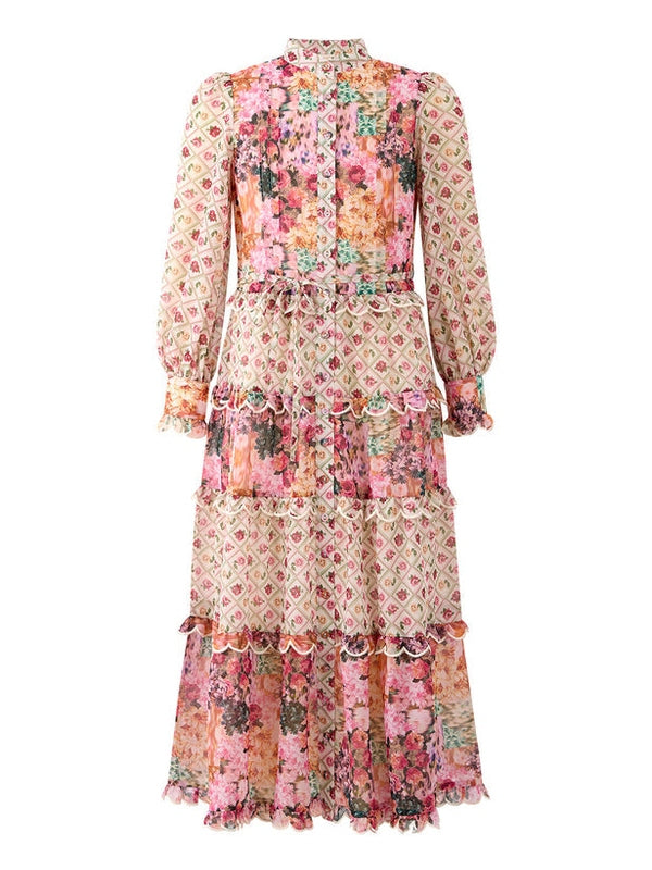 Lilah floral maxi dress