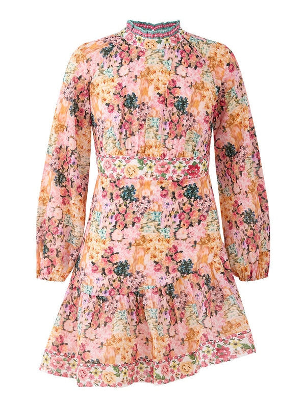 Lilah floral sleeve dress