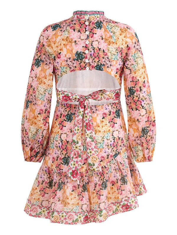 Lilah floral sleeve dress