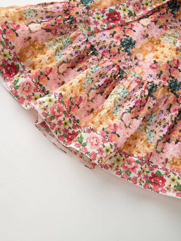 Lilah floral sleeve dress
