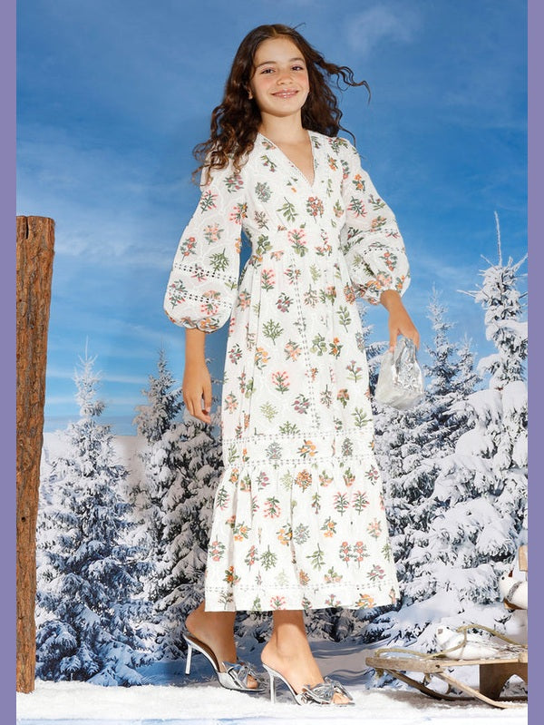 Lillian embroidered dress