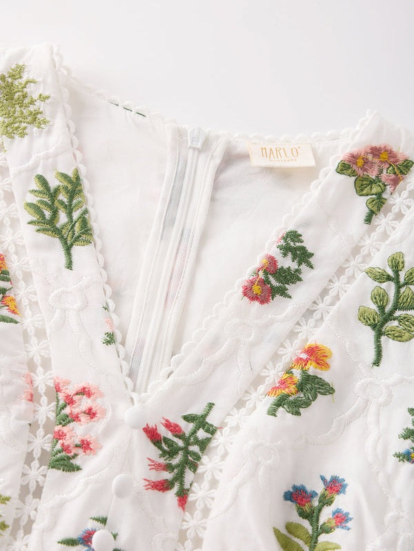 Lillian embroidered dress