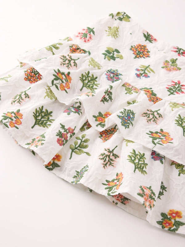 Lillian embrdoiered skirts