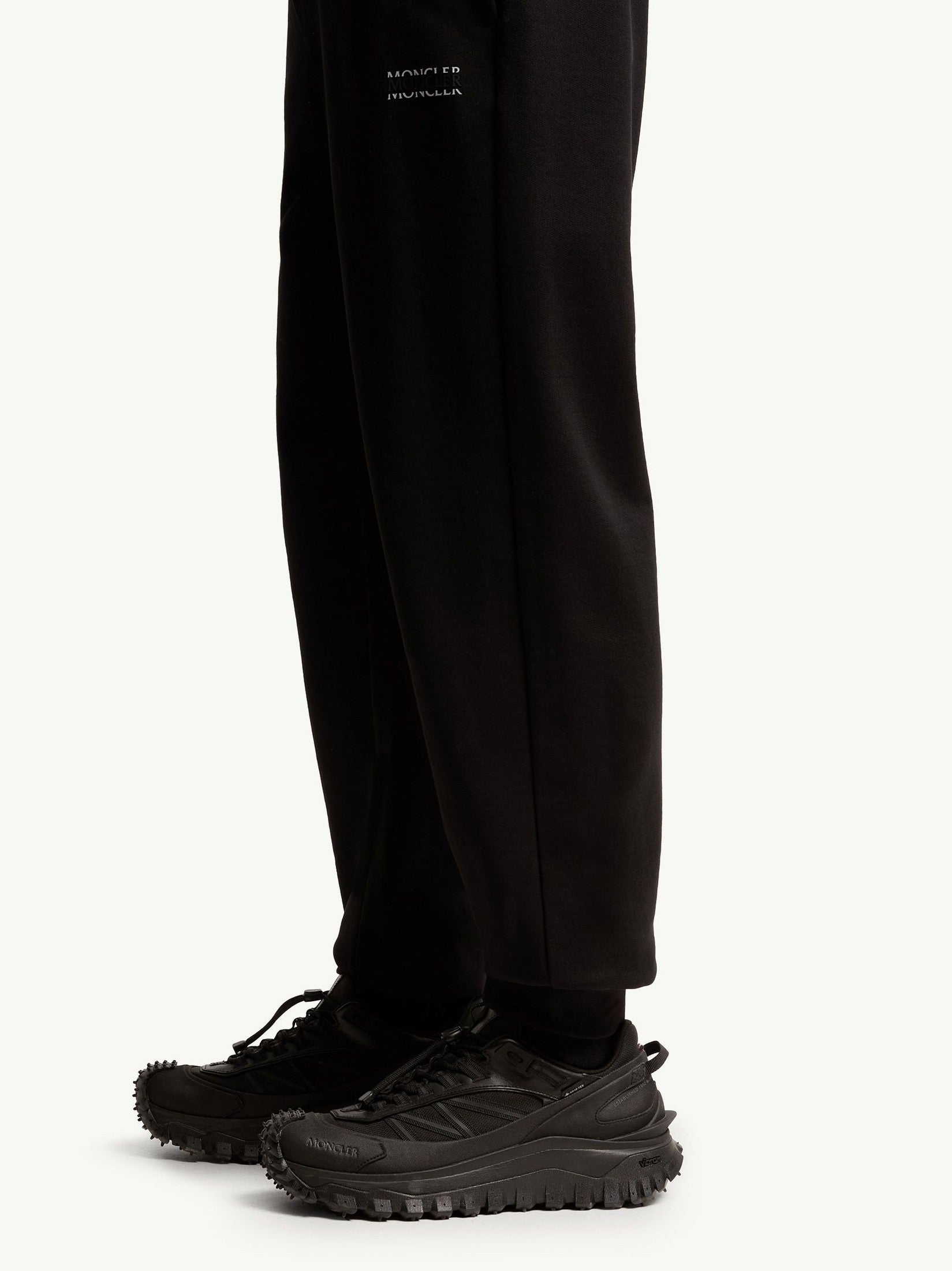 Logo cotton fleece sweatpants