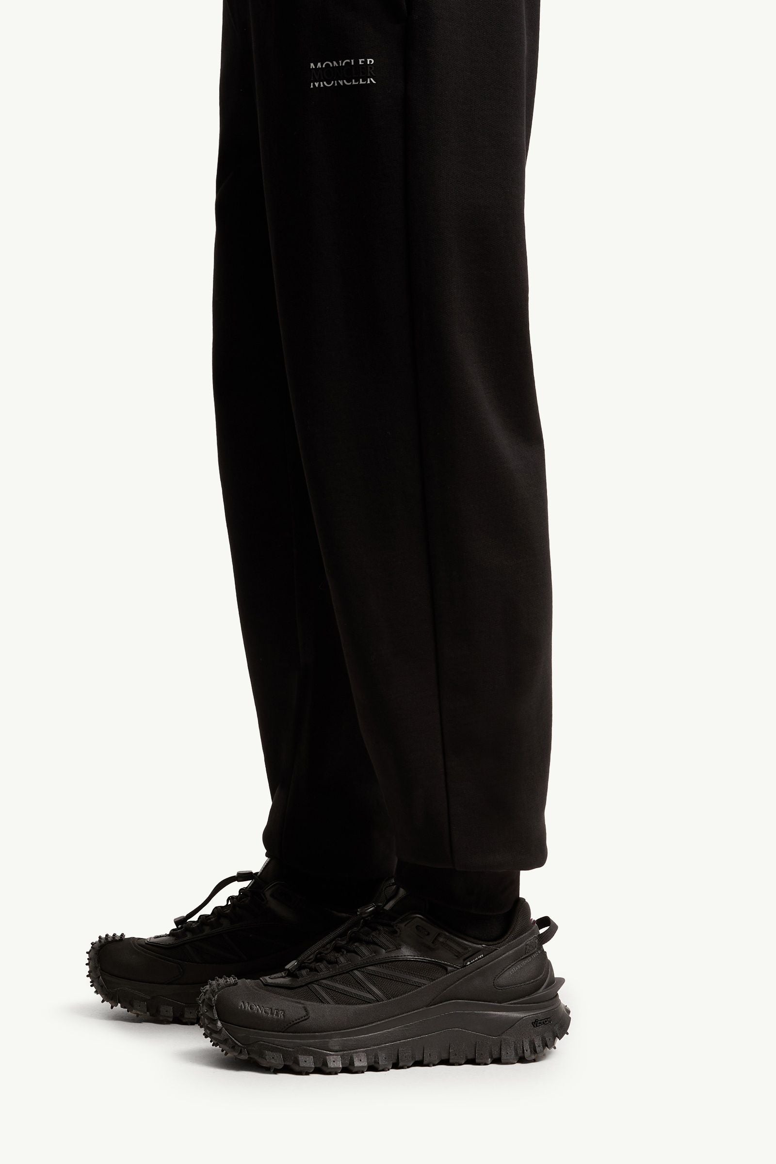 Logo cotton fleece sweatpants