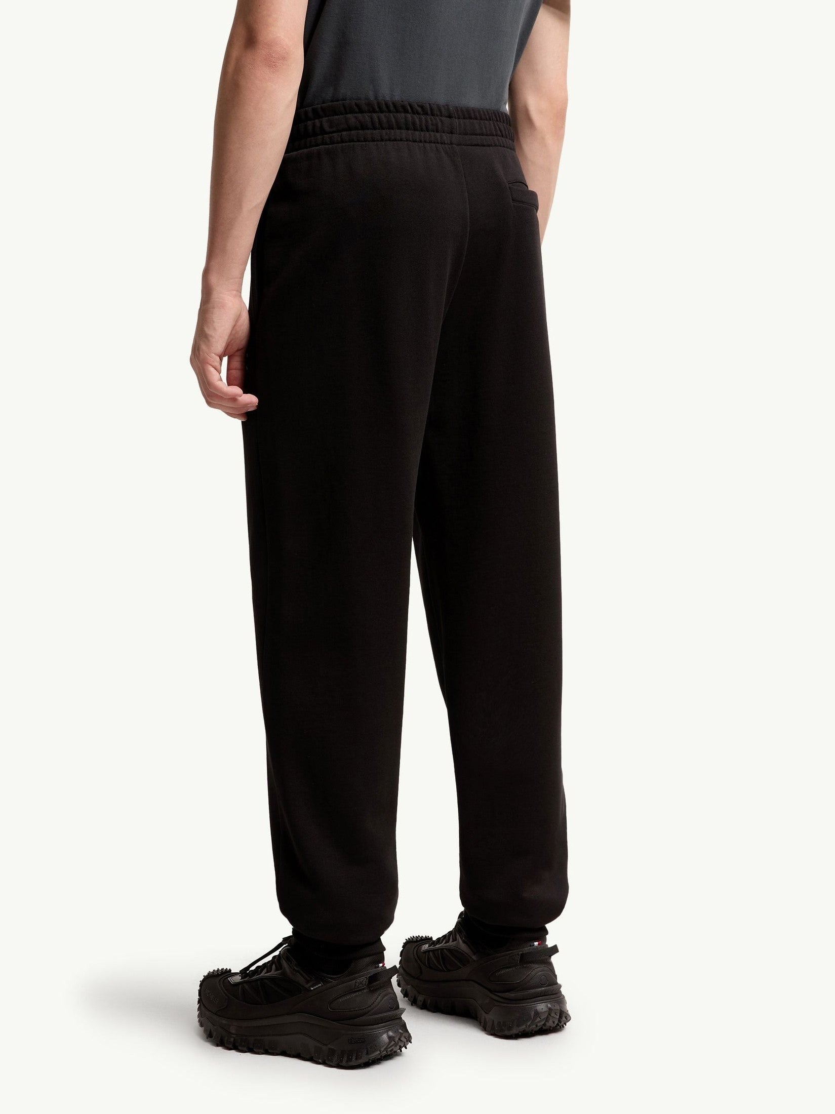 Logo cotton fleece sweatpants