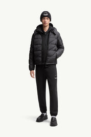 LOGO COTTON ZIP-UP HOODIE