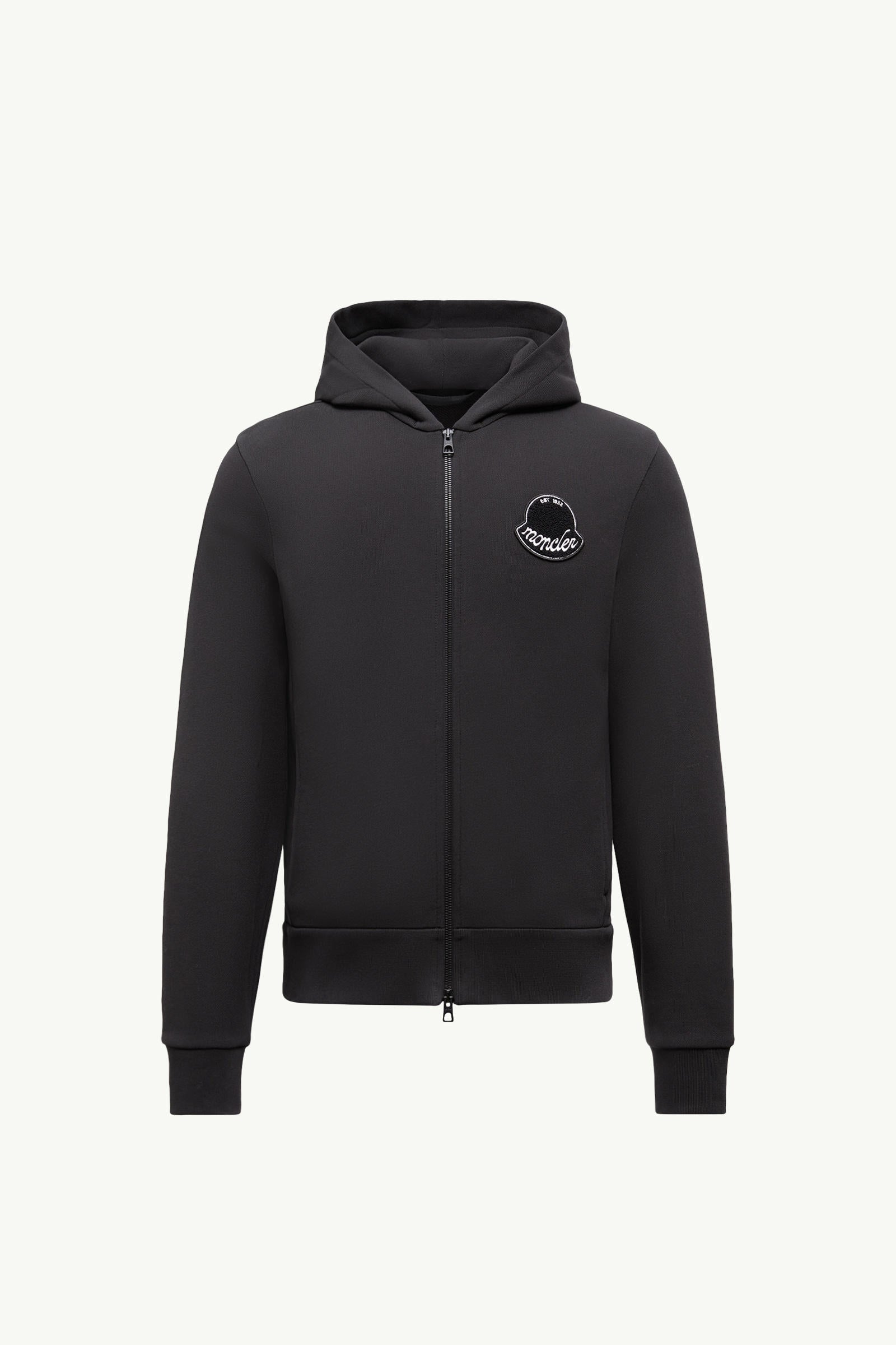 LOGO COTTON ZIP-UP HOODIE