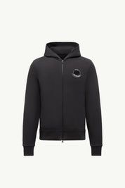 LOGO COTTON ZIP-UP HOODIE