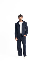 Fred's stitches navy jacket