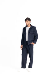 Fred's stitches navy jacket