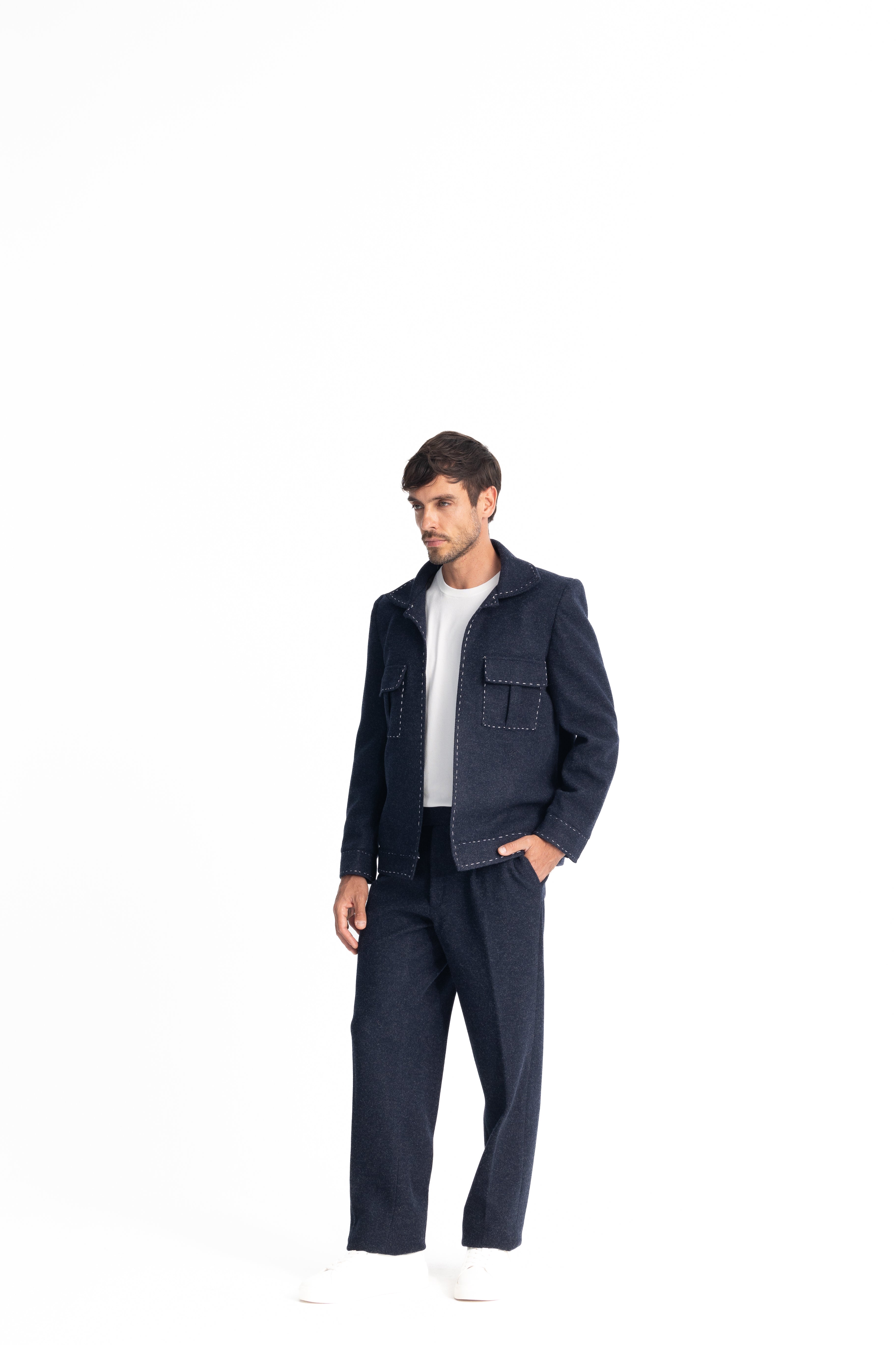 Fred's Stitches Navy Jacket