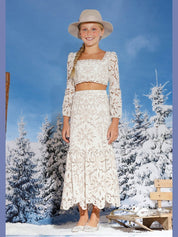 Makayla embroidered skirts
