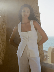 Maya vest white