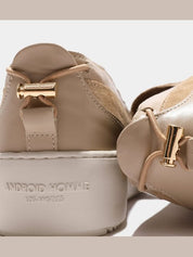 Delta slip leather suede hardware