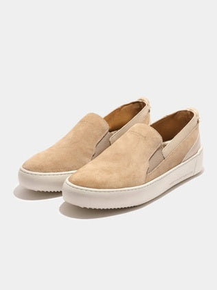 Delta slip leather suede hardware