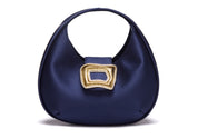 MILA - Navy Satin 