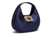 MILA - Navy Satin 