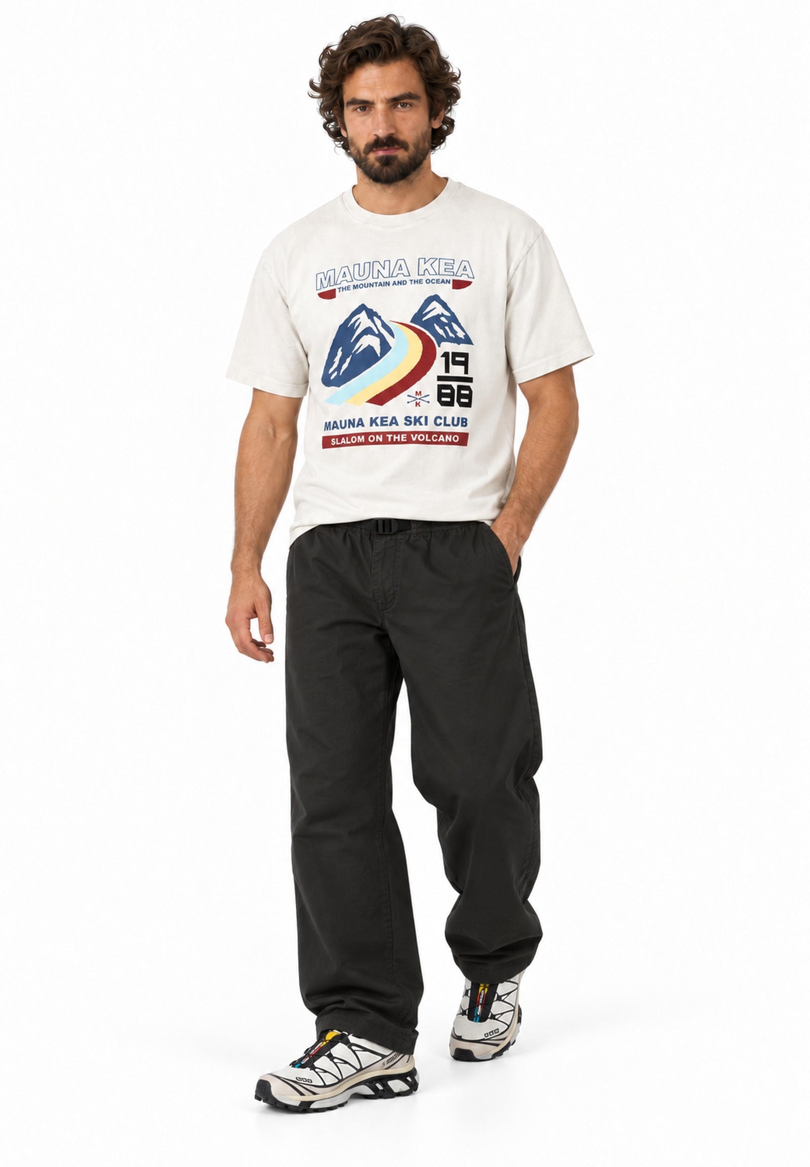 Slalom on the volcano t-shirt