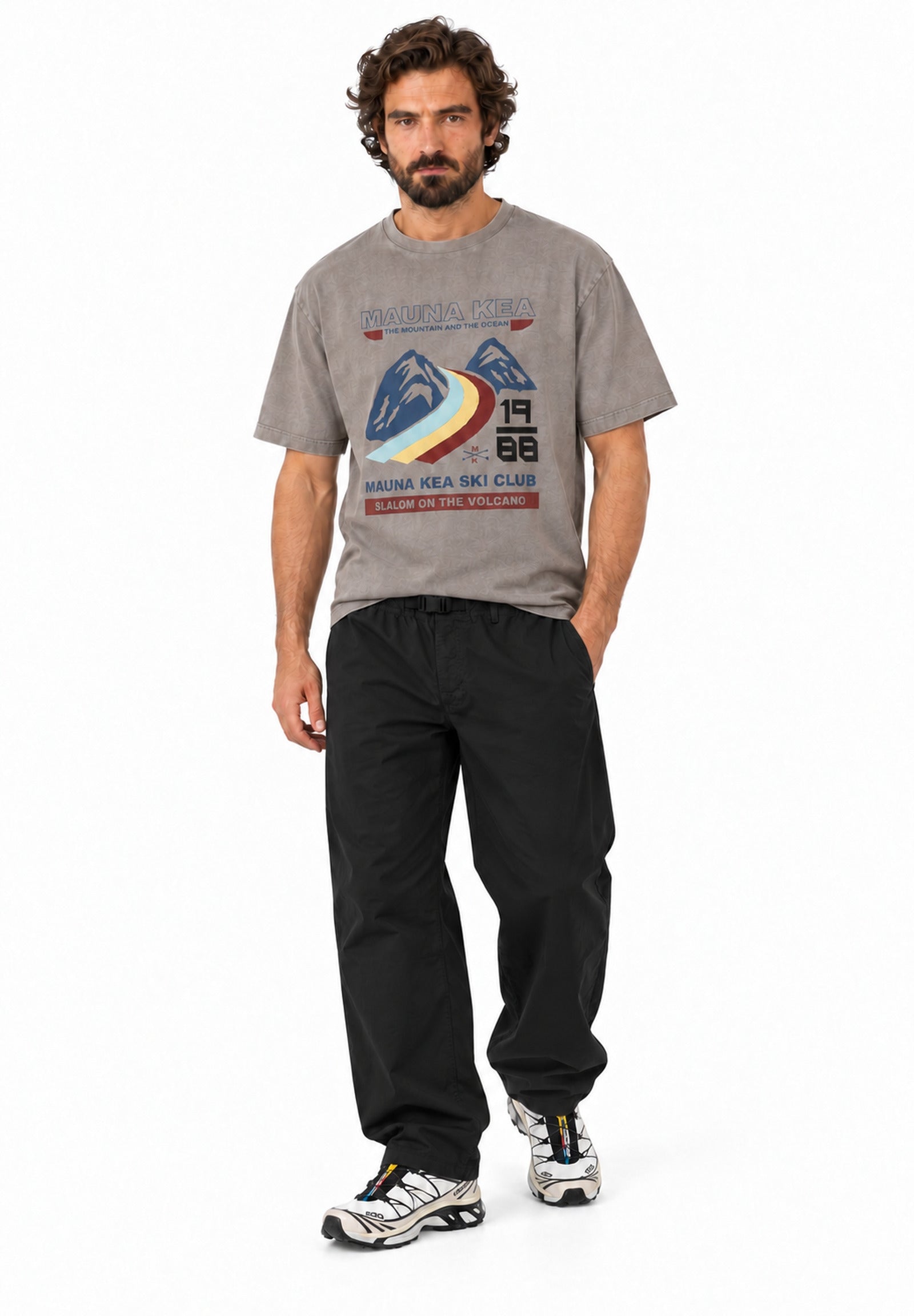 Slalom on the volcano t-shirt