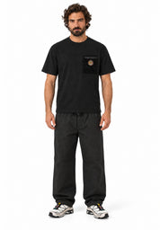 Velvet pocket t-shirt